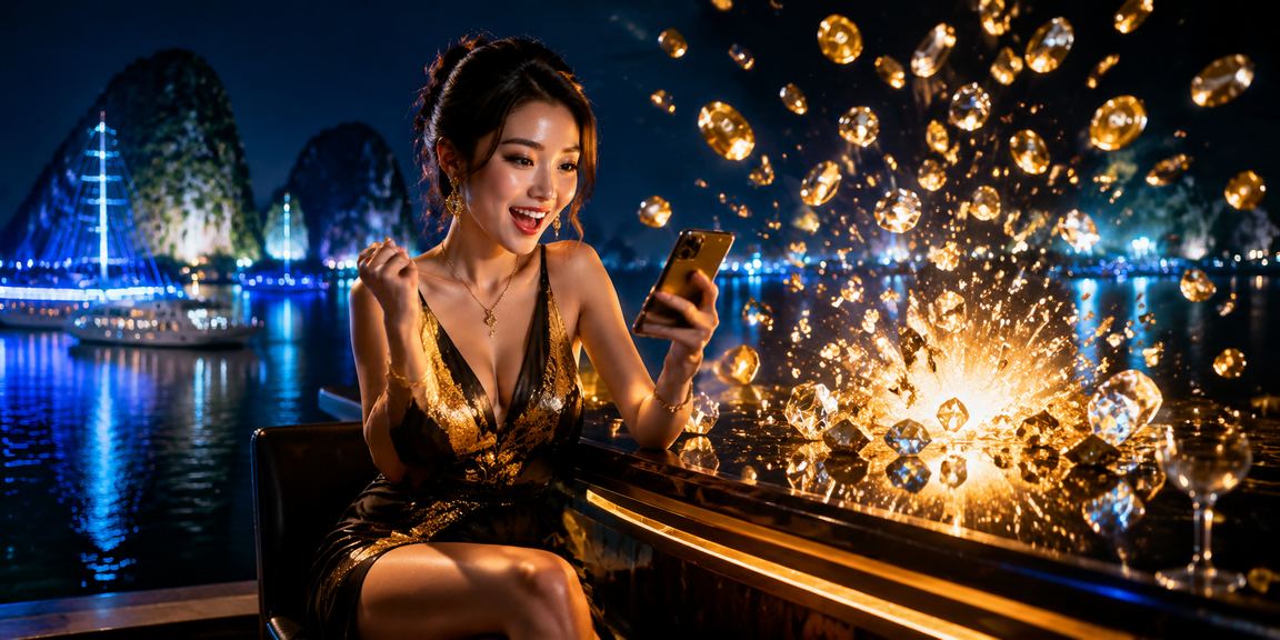 Người chơi VIP tại Hạ Long sử dụng điện thoại để quản lý tài khoản casino