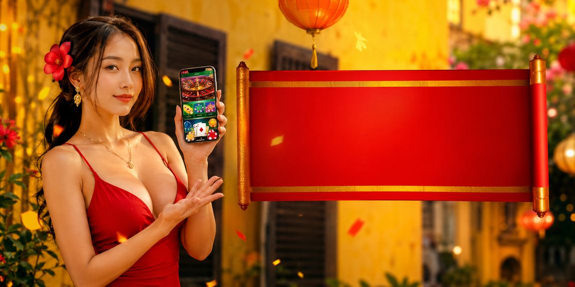 Người dùng Hội An nhập mã voucher casino trên điện thoại