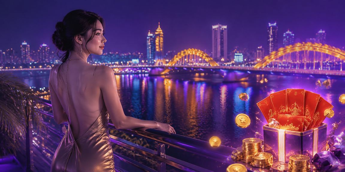 Giao diện neon Sài Gòn với thưởng bao lì xì trong ứng dụng kcd2